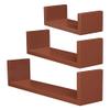 LIMKOO Floating Display Shelf Wall Shelves Bookshelf Wall Mounted Storage Home Decor Practical view 4
