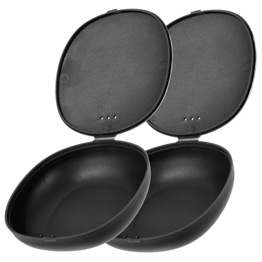 COHEALI 2pcs Portable Plastic Storage Box for Cups Compact Design Reusable Organizer for Personal Items and Travel Storage