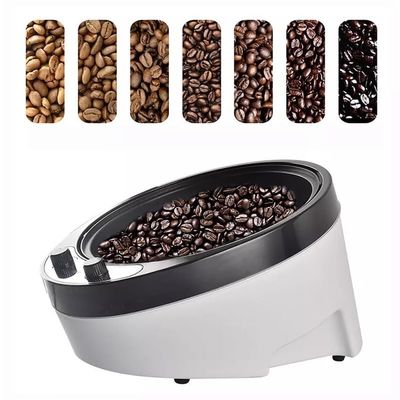 110V 220V Electric Coffee Bean Roaster Automatic Nut Bean Peanut Sesame Stir-Fry Machine Adjustable Temperature Roaster (Color : 220V)