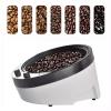 110V 220V Electric Coffee Bean Roaster Automatic Nut Bean Peanut Sesame Stir-Fry Machine Adjustable Temperature Roaster (Color : 220V) view 1