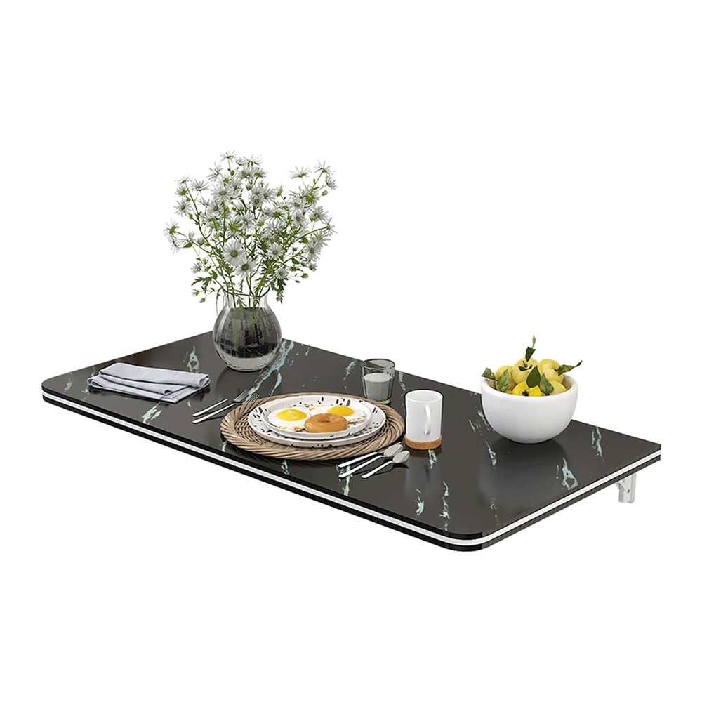Creative Wall Mounted Table Modern Simple Wall Mounted Fold Down Desk Stable and Safe Wall Mounted Folding Table
