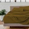 GOKOCO Luxury Soft 4 Piece Sheet Set 800 Thread Count 100% Egyptian Cotton Twin XL Size Bed Sheet Set, Super Soft Sateen Weave, Fit Mattress 12'' Deep Pocket - Taupe Solid Luxury Sheet Set view 3