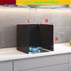 Backsplash Behind Stove3 Sided Oil Splatter GuardStainless Steel Anti Splatter ShieldFolding Grease Splatter ScreenSteel Backsplash For StoveFor Stove, Gas Range, Frying Pan (Size : A) view 2