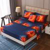 JQinHome Full Football and Fire Comforter Sets for Boys,6 Piece Bed in A Bag 3D Sport Themed Bedding -All Season Soft Microfiber Bedding Sets with Pillowcase, Flat Sheet, Fitted Sheet,Cushion Cover view 4