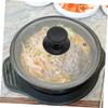 BAZAC Glass Lid Tempered Glass Glases Paellera Pot Lid Cover Cooking Pot Covers Electric Pressure Cooker Lid Pot Cover Replacement Transparent Glass Pot Cover Universal Pot Lid Pasta-20CM view 2