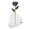 VBESTLIFE Rose Transparent Display Stand, Heart Shape Transparent Rose Holder, Acrylic Plated Rose Flower Stand for Single Real Rose view 1
