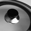 BAZAC Shaped Wok Cover Stainless Steel Cooking Pot Lid Pots Cover Anti Oil Splashing Pot Cover Frying Pan Lid Kitchen Tool Domed Wok Cover-22 cm view 4