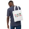 So Sketchy Feeling Festive Tote Bag | Christmas Tote Bag | 100% Organic Cotton view 2