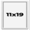 11x19 Shadow Box Frame White | 1 Inches Deep Real Wood Contemporary Shadowbox Display Frame | UV Resistant Acrylic Front, Acid Free Backing, and Hanging Hardware | Lucius Picture Frame Style view 1
