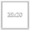 25x20 Shadow Box Frame White | 1 Inches Deep Real Wood Contemporary Shadowbox Display Frame | UV Resistant Acrylic Front, Acid Free Backing, and Hanging Hardware | Lucius Picture Frame Style view 1