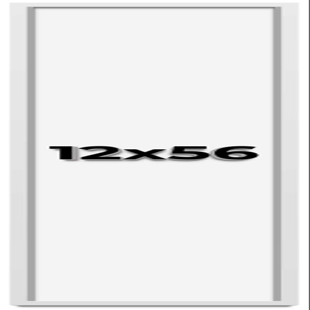12x56 Shadow Box Frame White | 1 Inches Deep Real Wood Contemporary Shadowbox Display Frame | UV Resistant Acrylic Front, Acid Free Backing, and Hanging Hardware | Lucius Picture Frame Style