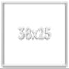 38x25 Shadow Box White Contemporary Wood Shadow Box with White Acid-Free Backing, UV Acrylic & Hanging Hardware view 1