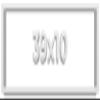 39x10 Shadow Box Frame White | 2 Inches Deep Shadowbox with 1 3/4 Inch Usable Depth | UV Resistant Acrylic Front, Acid Free Backing, and Hanging Hardware | Wentworth Picture Frame Style view 1