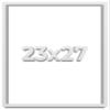 23x27 Shadow Box Frame White | 2 Inches Deep Shadowbox with 1 3/4 Inch Usable Depth | UV Resistant Acrylic Front, Acid Free Backing, and Hanging Hardware | Wentworth Picture Frame Style view 1
