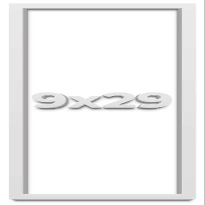 9x29 Shadow Box Frame White | 2 Inches Deep Shadowbox with 1 3/4 Inch Usable Depth | UV Resistant Acrylic Front, Acid Free Backing, and Hanging Hardware | Wentworth Picture Frame Style