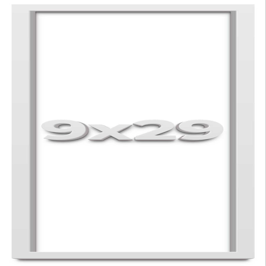 9x29 Shadow Box Frame White | 2 Inches Deep Shadowbox with 1 3/4 Inch Usable Depth | UV Resistant Acrylic Front, Acid Free Backing, and Hanging Hardware | Wentworth Picture Frame Style