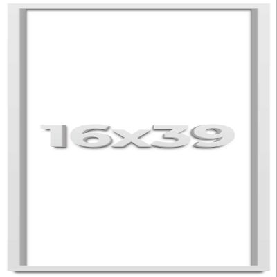 16x39 Shadow Box Frame White | 2 Inches Deep Shadowbox with 1 3/4 Inch Usable Depth | UV Resistant Acrylic Front, Acid Free Backing, and Hanging Hardware | Wentworth Picture Frame Style
