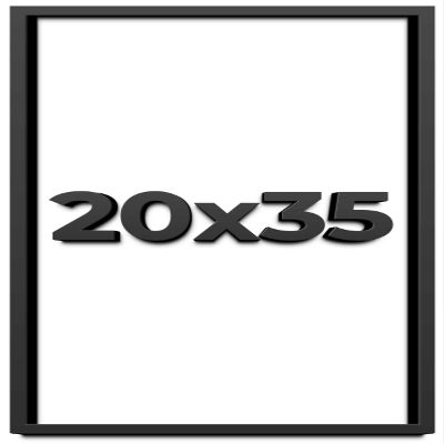 20x35 Shadow Box Frame Black | 2 Inches Deep Shadowbox with 1 3/4 Inch Usable Depth | UV Resistant Acrylic Front, Acid Free Backing, and Hanging Hardware | Whittaker Picture Frame Style