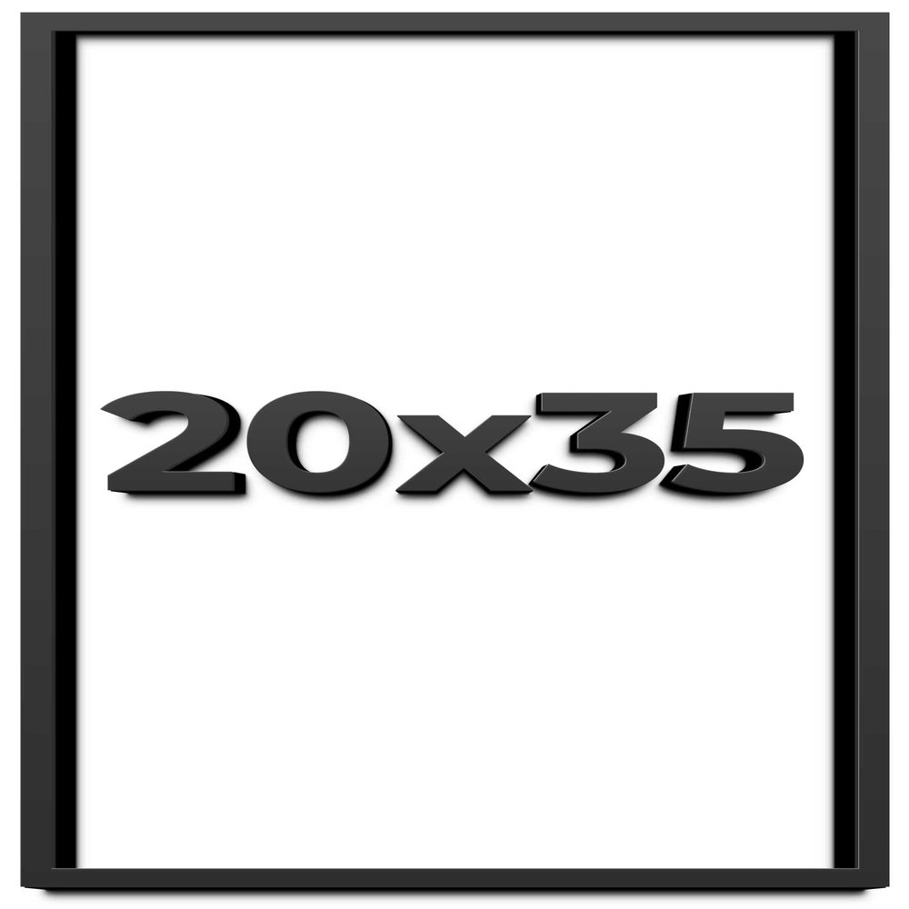 20x35 Shadow Box Frame Black | 2 Inches Deep Shadowbox with 1 3/4 Inch Usable Depth | UV Resistant Acrylic Front, Acid Free Backing, and Hanging Hardware | Whittaker Picture Frame Style