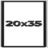 20x35 Shadow Box Frame Black | 2 Inches Deep Shadowbox with 1 3/4 Inch Usable Depth | UV Resistant Acrylic Front, Acid Free Backing, and Hanging Hardware | Whittaker Picture Frame Style view 1