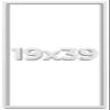 19x39 Shadow Box Frame White | 2 Inches Deep Shadowbox with 1 3/4 Inch Usable Depth | UV Resistant Acrylic Front, Acid Free Backing, and Hanging Hardware | Wentworth Picture Frame Style view 1