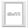 5x11 in Shadow Box Frame White | 1 Inches Deep Real Wood Contemporary Shadowbox Display Frame | UV Resistant Acrylic Front, Acid Free Backing, and Hanging Hardware | Lucius Picture Frame Style view 1