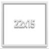 22x15 Shadow Box White Contemporary Wood Shadow Box with White Acid-Free Backing, UV Acrylic & Hanging Hardware view 1