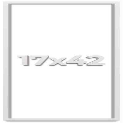 17x42 Shadow Box Frame White | 2 Inches Deep Shadowbox with 1 3/4 Inch Usable Depth | UV Resistant Acrylic Front, Acid Free Backing, and Hanging Hardware | Wentworth Picture Frame Style