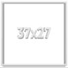 37x27 Shadow Box Frame White | 1 Inches Deep Real Wood Contemporary Shadowbox Display Frame | UV Resistant Acrylic Front, Acid Free Backing, and Hanging Hardware | Lucius Picture Frame Style view 1