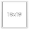 18x19 Shadow Box Frame White | 2 Inches Deep Shadowbox with 1 3/4 Inch Usable Depth | UV Resistant Acrylic Front, Acid Free Backing, and Hanging Hardware | Wentworth Picture Frame Style view 1