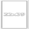 22x39 Shadow Box Frame White | 1 Inches Deep Real Wood Contemporary Shadowbox Display Frame | UV Resistant Acrylic Front, Acid Free Backing, and Hanging Hardware | Lucius Picture Frame Style view 1