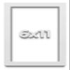 6x11 Shadow Box Frame White | 1 Inches Deep Real Wood Contemporary Shadowbox Display Frame | UV Resistant Acrylic Front, Acid Free Backing, and Hanging Hardware | Lucius Picture Frame Style view 1