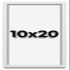 10x20 Shadow Box Frame White | 1 Inches Deep Real Wood Contemporary Shadowbox Display Frame | UV Resistant Acrylic Front, Acid Free Backing, and Hanging Hardware | Lucius Picture Frame Style view 1