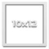 10x12 Shadow Box Frame White | 2 Inches Deep Shadowbox with 1 3/4 Inch Usable Depth | UV Resistant Acrylic Front, Acid Free Backing, and Hanging Hardware | Wentworth Picture Frame Style view 1
