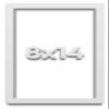 8x14 Shadow Box Frame White | 1 Inches Deep Real Wood Contemporary Shadowbox Display Frame | UV Resistant Acrylic Front, Acid Free Backing, and Hanging Hardware | Lucius Picture Frame Style view 1