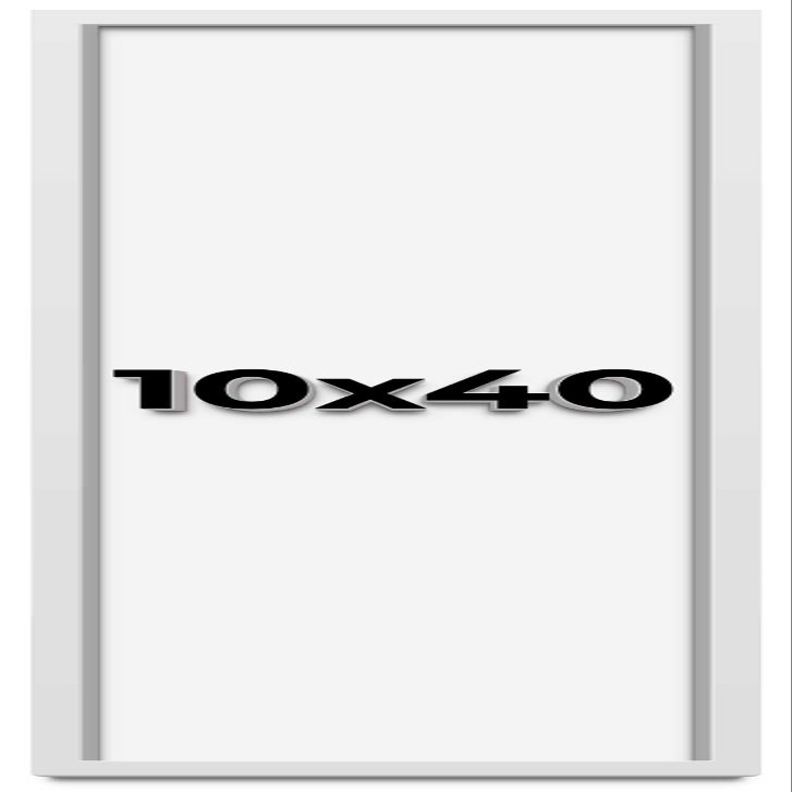 10x40 Shadow Box Frame White | 1 Inches Deep Real Wood Contemporary Shadowbox Display Frame | UV Resistant Acrylic Front, Acid Free Backing, and Hanging Hardware | Lucius Picture Frame Style