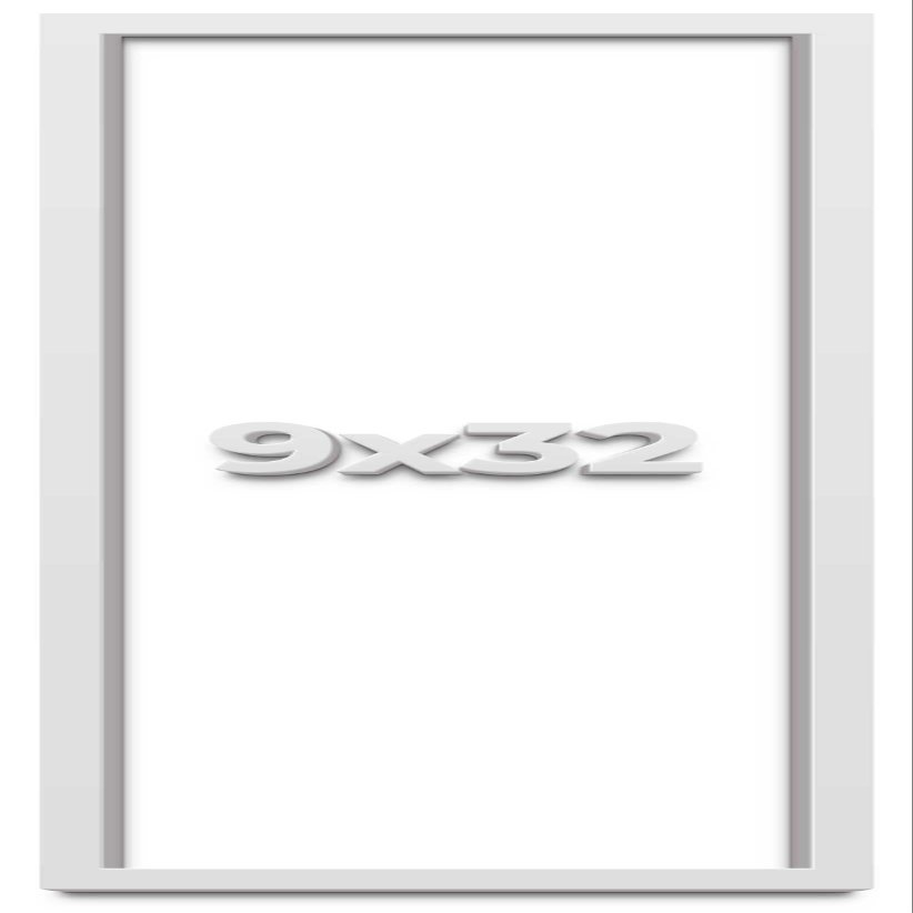 9x32 Shadow Box Frame White | 2 Inches Deep Shadowbox with 1 3/4 Inch Usable Depth | UV Resistant Acrylic Front, Acid Free Backing, and Hanging Hardware | Wentworth Picture Frame Style
