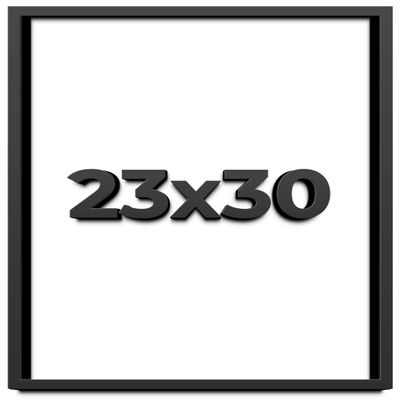 23x30 Shadow Box Frame Black | 2 Inches Deep Shadowbox with 1 3/4 Inch Usable Depth | UV Resistant Acrylic Front, Acid Free Backing, and Hanging Hardware | Whittaker Picture Frame Style