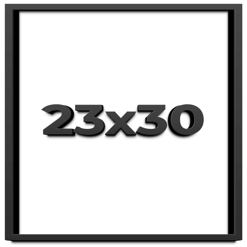 23x30 Shadow Box Frame Black | 2 Inches Deep Shadowbox with 1 3/4 Inch Usable Depth | UV Resistant Acrylic Front, Acid Free Backing, and Hanging Hardware | Whittaker Picture Frame Style