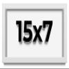 15x7 Shadow Box Frame White | 1 Inches Deep Real Wood Contemporary Shadowbox Display Frame | UV Resistant Acrylic Front, Acid Free Backing, and Hanging Hardware | Lucius Picture Frame Style view 1
