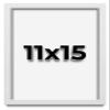 11x15 Shadow Box Frame White | 1 Inch Deep Real Wood Contemporary Shadowbox Display | UV Resistant Acrylic Front, Acid Free Backing, Hanging Hardware | Lucius Picture Style view 1