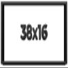 38x16 Shadow Box Frame Black | 2 Inches Deep Shadowbox with 1 3/4 Inch Usable Depth | UV Resistant Acrylic Front, Acid Free Backing, and Hanging Hardware | Whittaker Picture Frame Style view 1