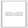 22x32 Shadow Box Frame White | 1 Inch Deep Real Wood Contemporary Shadowbox Display | UV Resistant Acrylic Front, Acid Free Backing, Hanging Hardware | Lucius Picture Style view 1