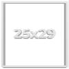 25x29 Shadow Box Frame White | 2 Inches Deep Shadowbox with 1 3/4 Inch Usable Depth | UV Resistant Acrylic Front, Acid Free Backing, and Hanging Hardware | Wentworth Picture Frame Style view 1