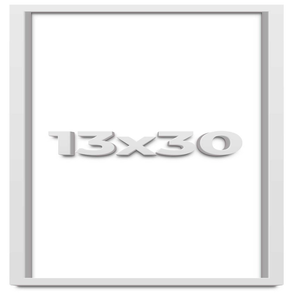 13x30 Shadow Box Frame White | 2 Inches Deep Shadowbox with 1 3/4 Inch Usable Depth | UV Resistant Acrylic Front, Acid Free Backing, and Hanging Hardware | Wentworth Picture Frame Style