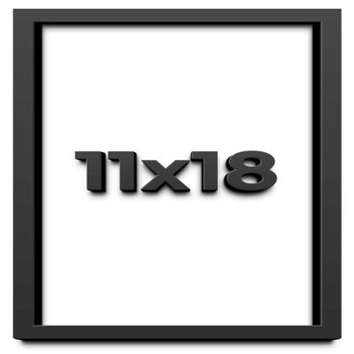 11x18 Shadow Box Frame Black | 2 Inches Deep Shadowbox with 1 3/4 Inch Usable Depth | UV Resistant Acrylic Front, Acid Free Backing, and Hanging Hardware | Whittaker Picture Frame Style