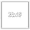 28x19 Shadow Box Frame White | 2 Inches Deep Shadowbox with 1 3/4 Inch Usable Depth | UV Resistant Acrylic Front, Acid Free Backing, and Hanging Hardware | Wentworth Picture Frame Style view 1
