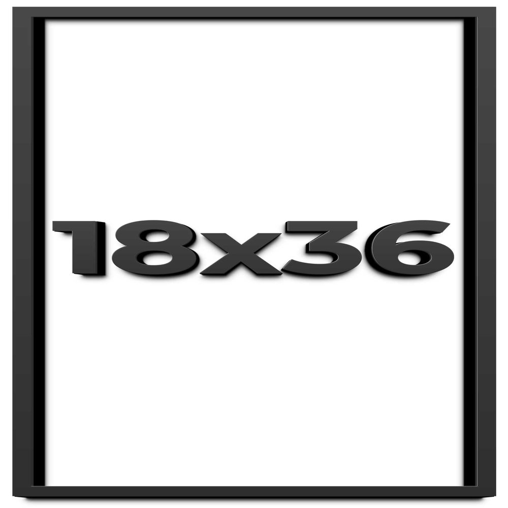 18x36 Shadow Box Frame Black | 2 Inches Deep Shadowbox with 1 3/4 Inch Usable Depth | UV Resistant Acrylic Front, Acid Free Backing, and Hanging Hardware | Whittaker Picture Frame Style