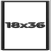 18x36 Shadow Box Frame Black | 2 Inches Deep Shadowbox with 1 3/4 Inch Usable Depth | UV Resistant Acrylic Front, Acid Free Backing, and Hanging Hardware | Whittaker Picture Frame Style view 1