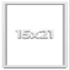 15x21 Shadow Box Frame White | 2 Inches Deep Shadowbox with 1 3/4 Inch Usable Depth | UV Resistant Acrylic Front, Acid Free Backing, and Hanging Hardware | Wentworth Picture Frame Style view 1